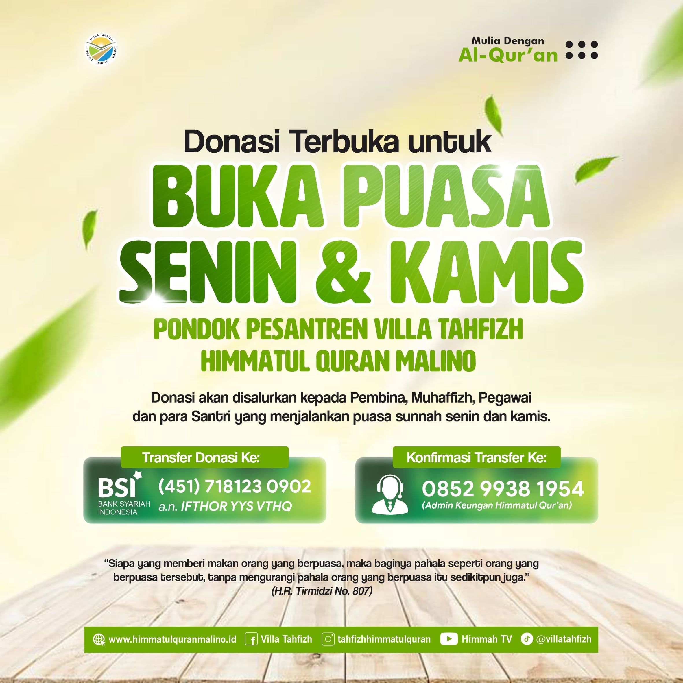 Donasi Buka Puasa