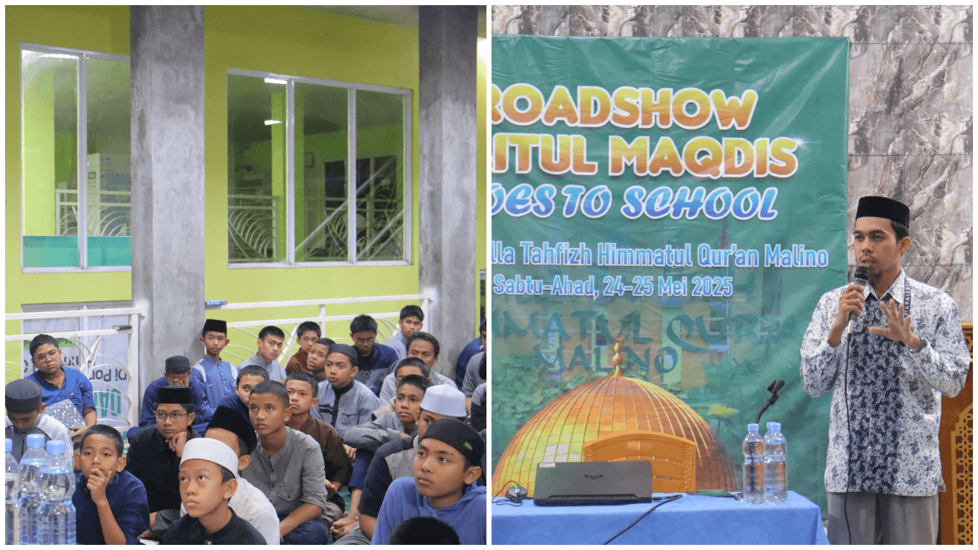 Komunitas Kita Palestina menggelar Roadshow Baitul Maqdis di Villa Tahfizh Himmatul  Quran